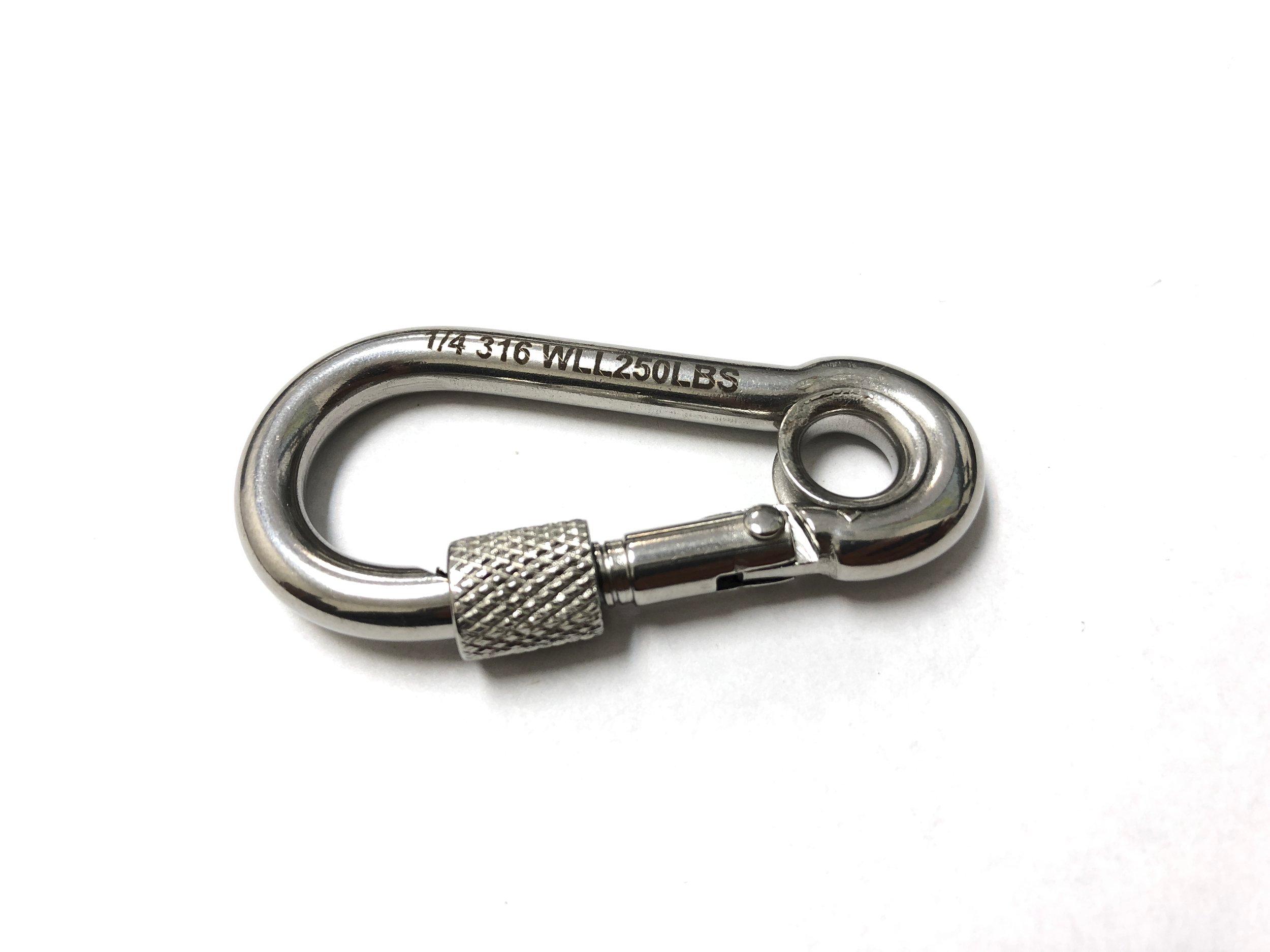 St. steel  Snap Hook With Eyelet And Screw safety