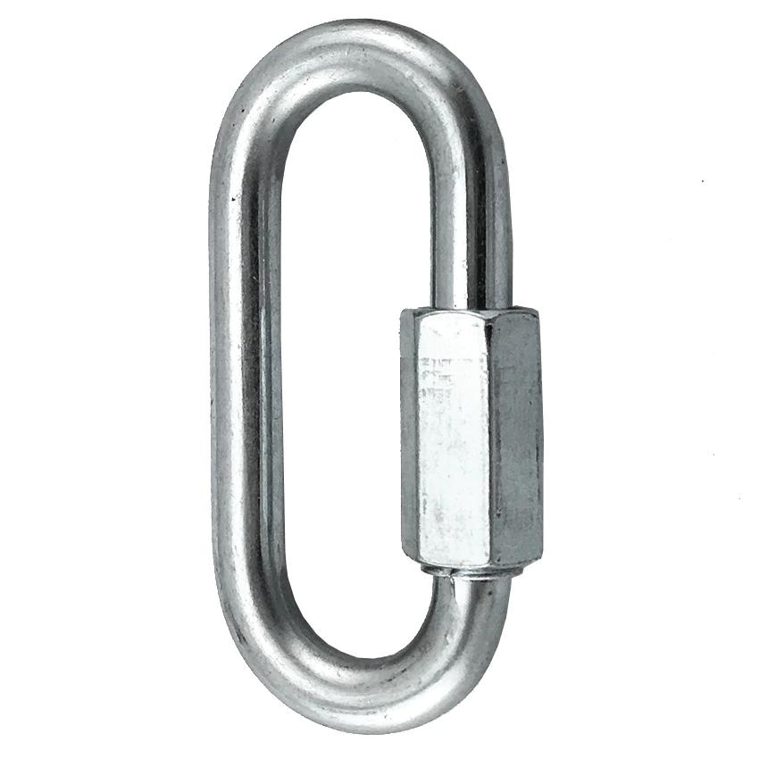 Wide Jaw Quick Link Zinc Plated
