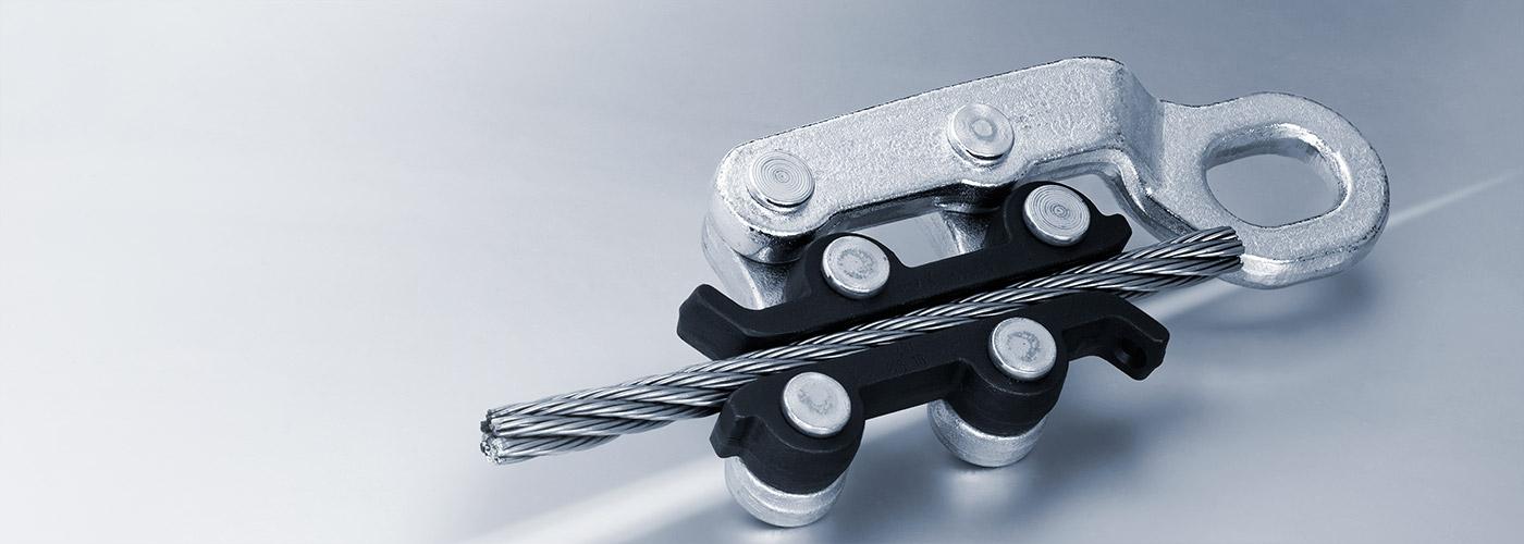 Schoerken come-along clamps for cables